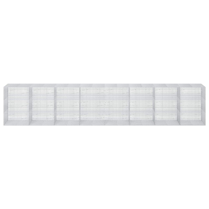 Gabion cu fir de 3,5 mm și plasă de 5x2,5 cm 800x100x150 cm WALTI