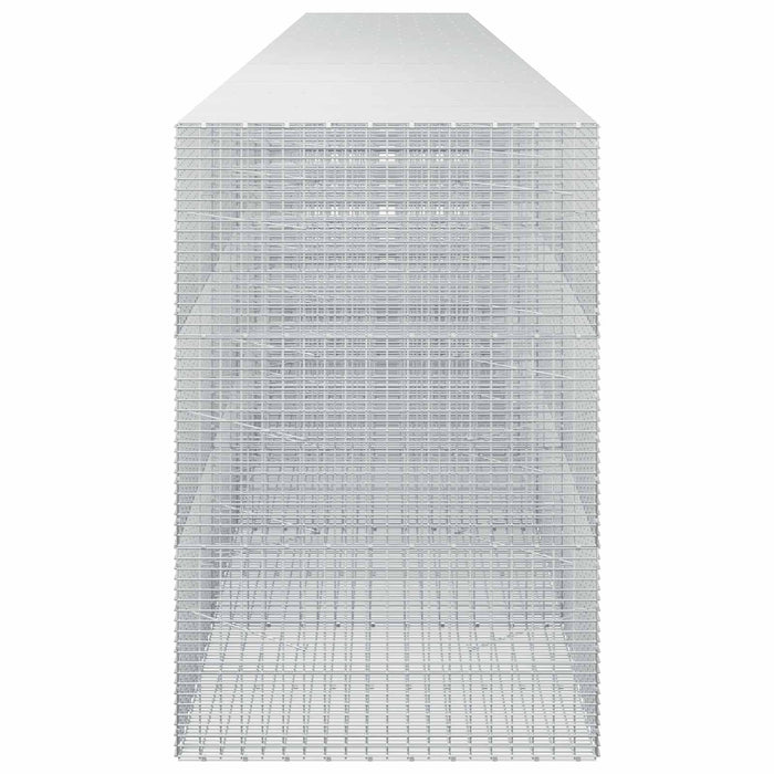 Gabion cu fir de 3,5 mm și plasă de 5x2,5 cm 800x100x150 cm WALTI