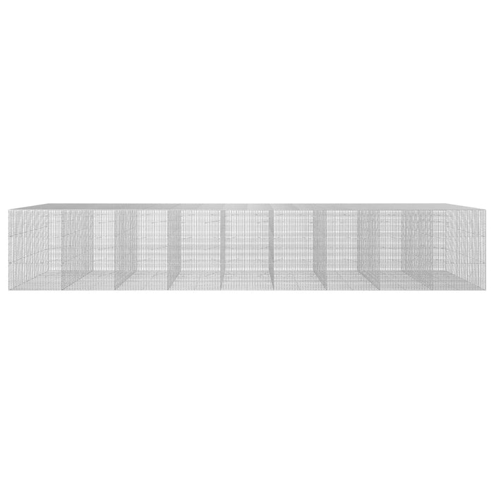 Gabion cu fir de 3,5 mm și plasă de 5x2,5 cm 900x100x150 cm WALTI