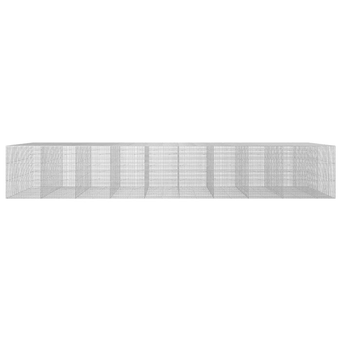 Gabion cu fir de 3,5 mm și plasă de 5x2,5 cm 950x100x150 cm WALTI
