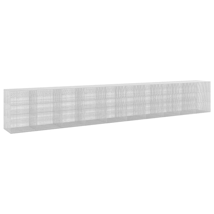 Gabion cu fir de 3,5 mm și plasă de 5x2,5 cm 1000x100x150 cm WALTI