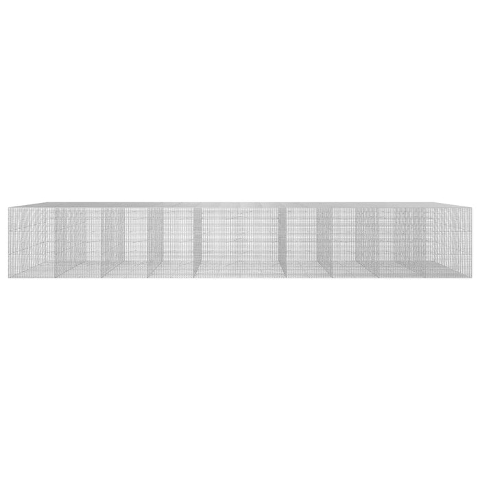 Gabion cu fir de 3,5 mm și plasă de 5x2,5 cm 1000x100x150 cm WALTI