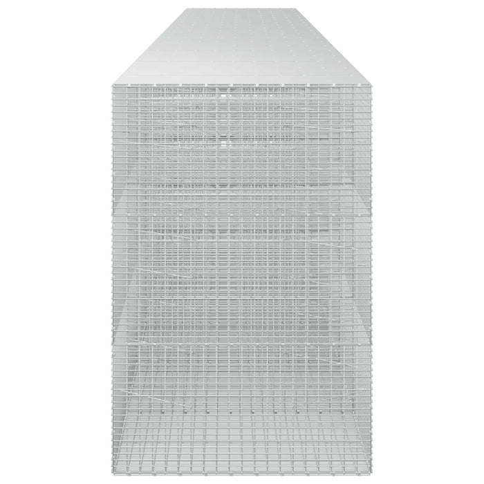 Gabion cu fir de 3,5 mm și plasă de 5x2,5 cm 1000x100x150 cm WALTI