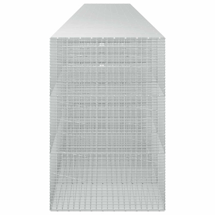 Gabion cu fir de 3,5 mm și plasă de 5x2,5 cm 1100x100x150 cm WALTI