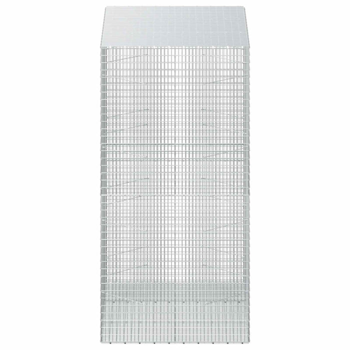 Gabion cu fir de 3,5 mm și plasă de 5x2,5 cm 150x100x200 cm WALTI