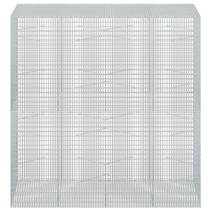 Gabion cu fir de 3,5 mm și plasă de 5x2,5 cm 200x100x200 cm WALTI