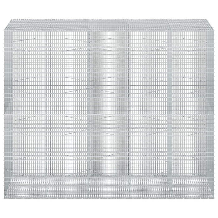 Gabion cu fir de 3,5 mm și plasă de 5x2,5 cm 250x100x200 cm WALTI