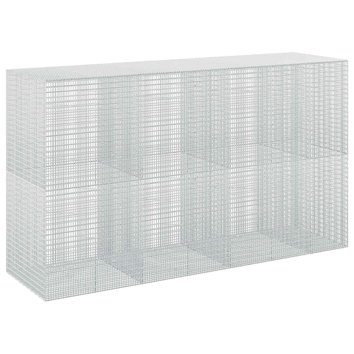 Gabion cu fir de 3,5 mm și plasă de 5x2,5 cm 350x100x200 cm WALTI