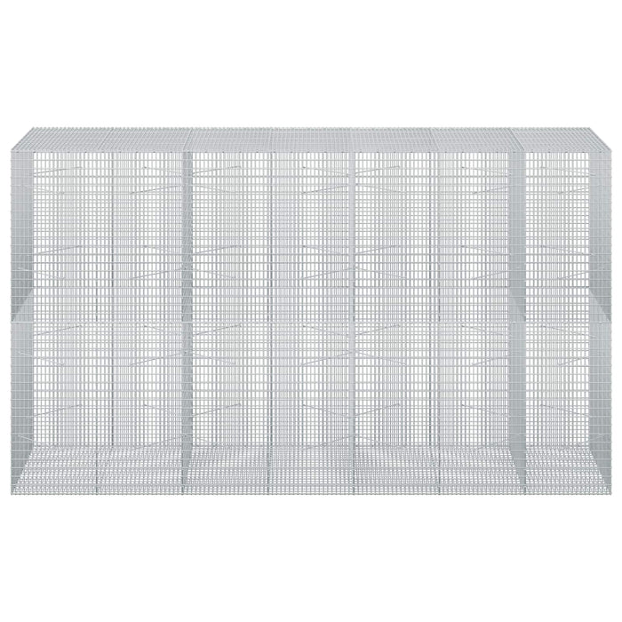 Gabion cu fir de 3,5 mm și plasă de 5x2,5 cm 350x100x200 cm WALTI
