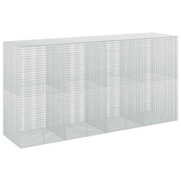 Gabion cu fir de 3,5 mm și plasă de 5x2,5 cm 400x100x200 cm - WALTI WALTI