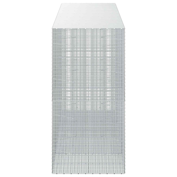 Gabion cu fir de 3,5 mm și plasă de 5x2,5 cm 400x100x200 cm - WALTI WALTI