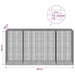 Gabion cu fir de 3,5 mm și plasă de 5x2,5 cm 400x100x200 cm - WALTI WALTI
