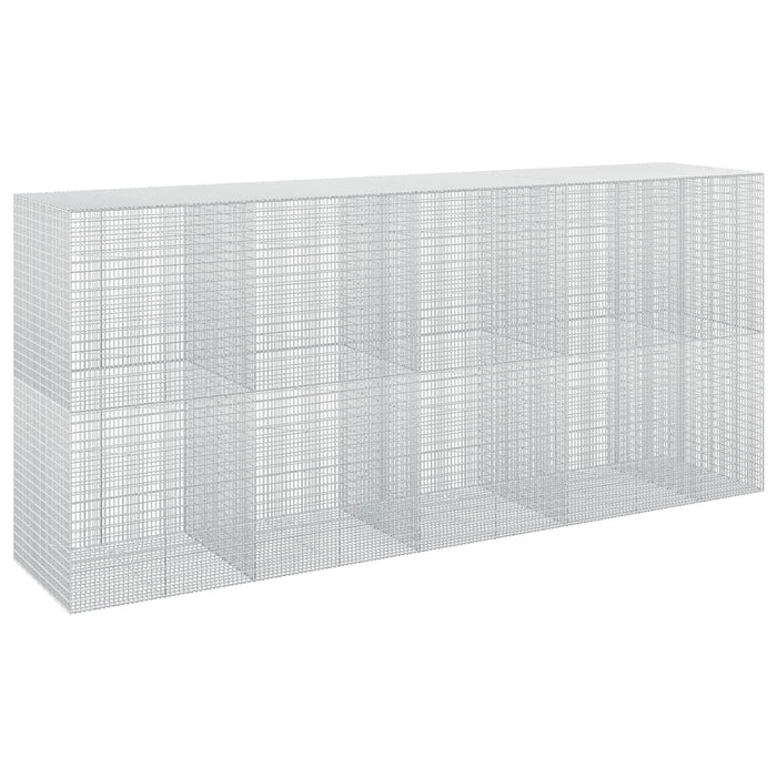 Gabion cu fir de 3,5 mm și plasă de 5x2,5 cm 450x100x200 cm WALTI