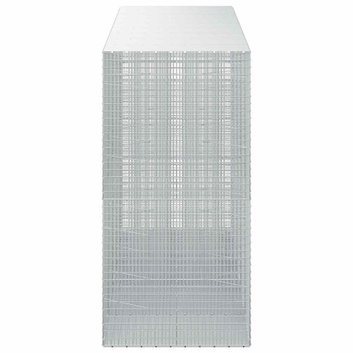Gabion cu fir de 3,5 mm și plasă de 5x2,5 cm 450x100x200 cm WALTI