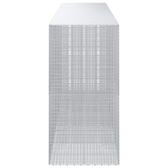 Gabion cu fir de 3,5 mm și plasă de 5x2,5 cm 500x100x200 cm - WALTI WALTI