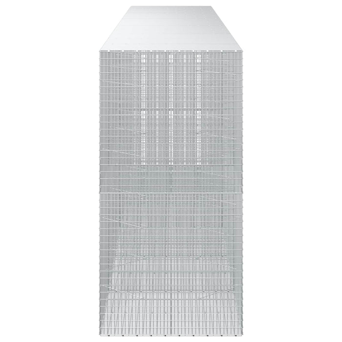 Gabion cu fir de 3,5 mm și plasă de 5x2,5 cm 600x100x200 cm - WALTI WALTI