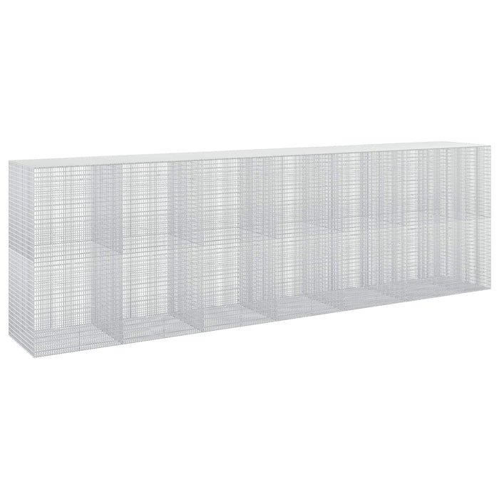Gabion cu fir de 3,5 mm și plasă de 5x2,5 cm 650x100x200 cm WALTI