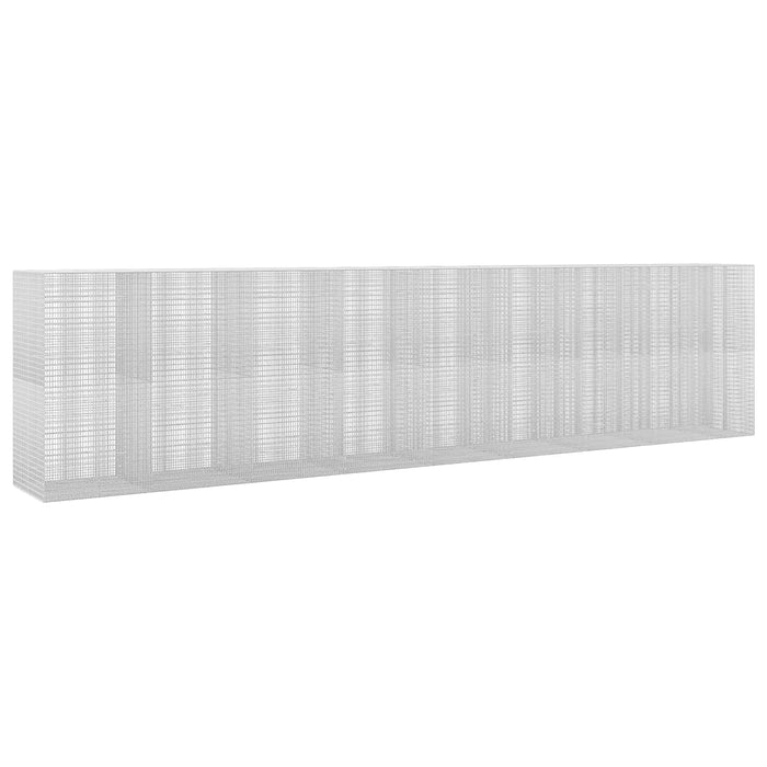 Gabion cu fir de 3,5 mm și plasă de 5x2,5 cm 850x100x200 cm WALTI