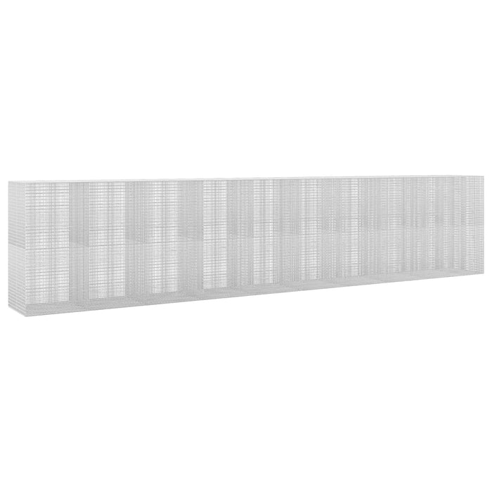 Gabion cu fir de 3,5 mm și plasă de 5x2,5 cm 950x100x200 cm WALTI