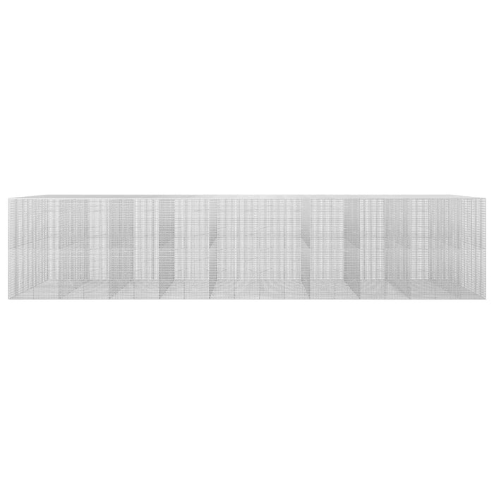 Gabion cu fir de 3,5 mm și plasă de 5x2,5 cm 950x100x200 cm WALTI