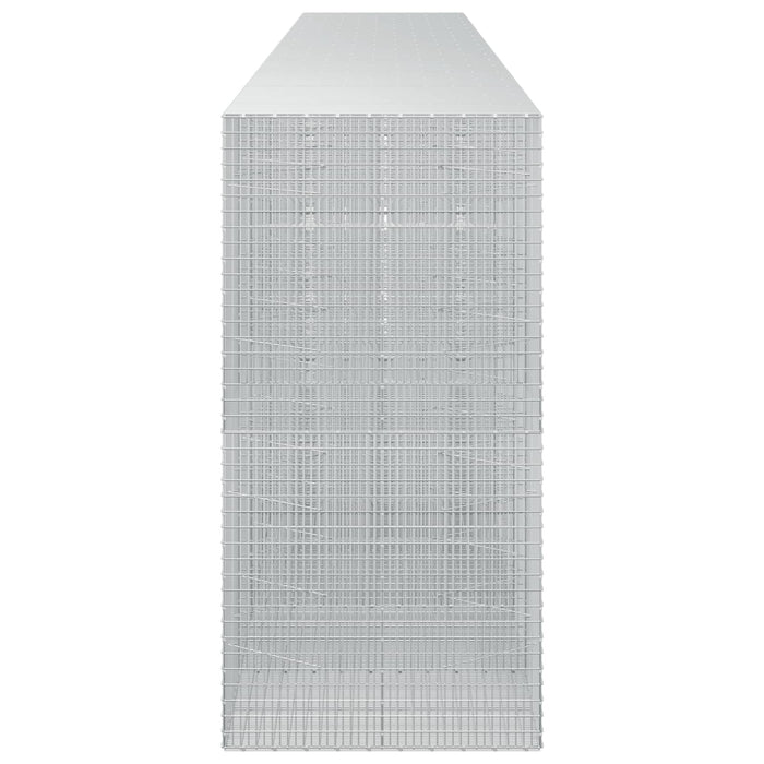 Gabion cu fir de 3,5 mm și plasă de 5x2,5 cm 950x100x200 cm WALTI