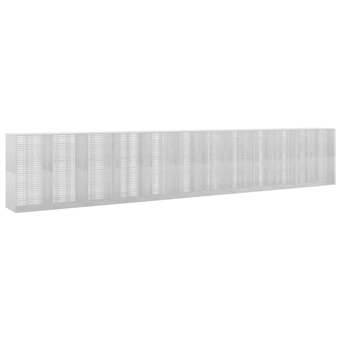 Gabion cu fir de 3,5 mm și plasă de 5x2,5 cm 1150x100x200 cm WALTI