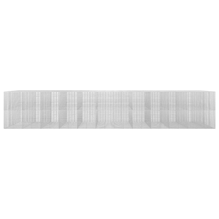 Gabion cu fir de 3,5 mm și plasă de 5x2,5 cm 1150x100x200 cm WALTI