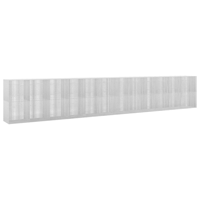 Gabion cu fir de 3,5 mm și plasă de 5x2,5 cm 1200x100x200 cm WALTI