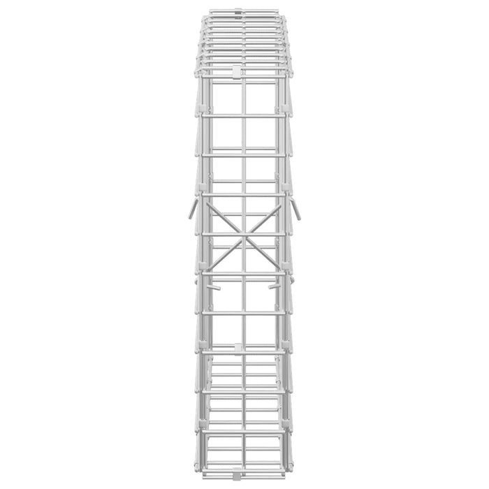 Gabion cu sârmă de 3,5 mm și plasă de 5x5 cm 50x10x50 cm WALTI