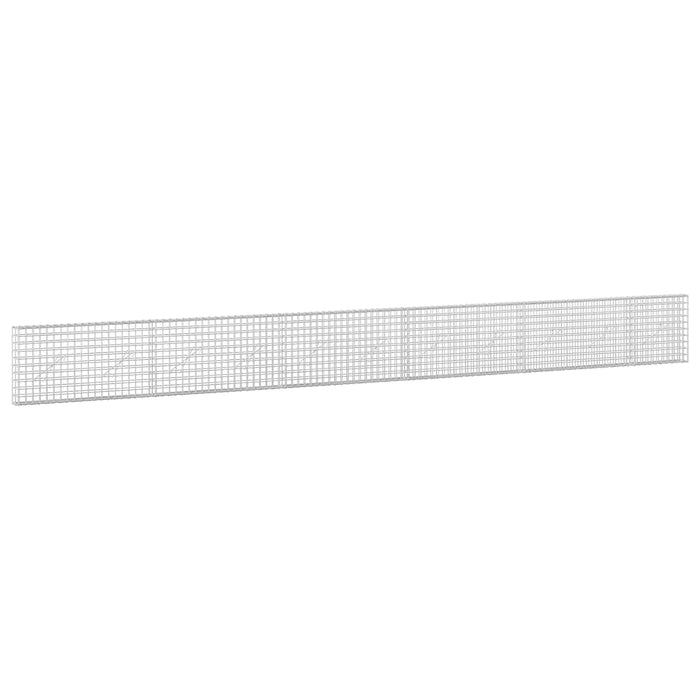 Gabion cu sârmă de 3,5 mm și plasă de 5x5 cm 550x10x50 cm - WALTI WALTI