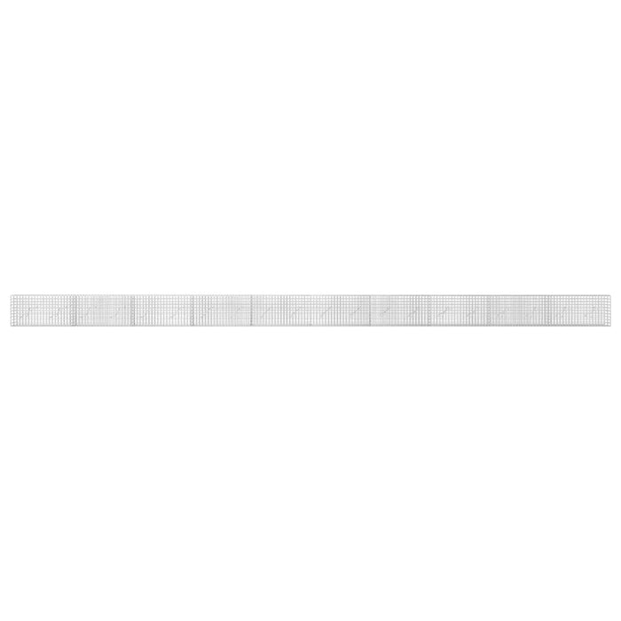 Gabion cu sârmă de 3,5 mm și plasă de 5x5 cm 1000x10x50 cm WALTI