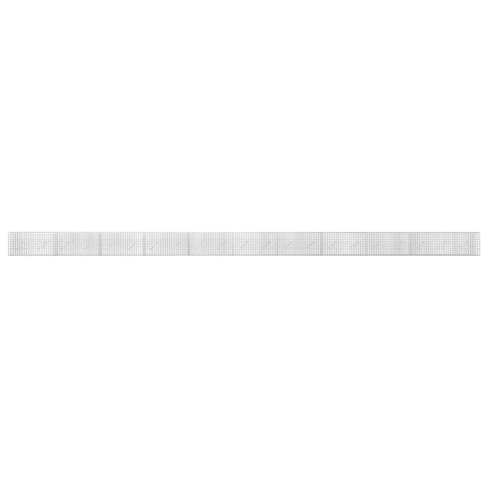 Gabion cu sârmă de 3,5 mm și plasă de 5x5 cm 1050x10x50 cm WALTI