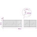 Gabion cu sârmă de 3,5 mm și plasă de 5x5 cm 1150x10x50 cm - WALTI WALTI