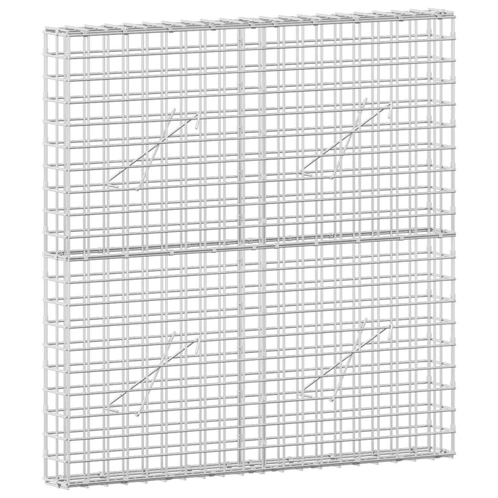 Gabion cu sârmă de 3,5 mm și plasă de 5x5 cm 100x10x100 cm WALTI
