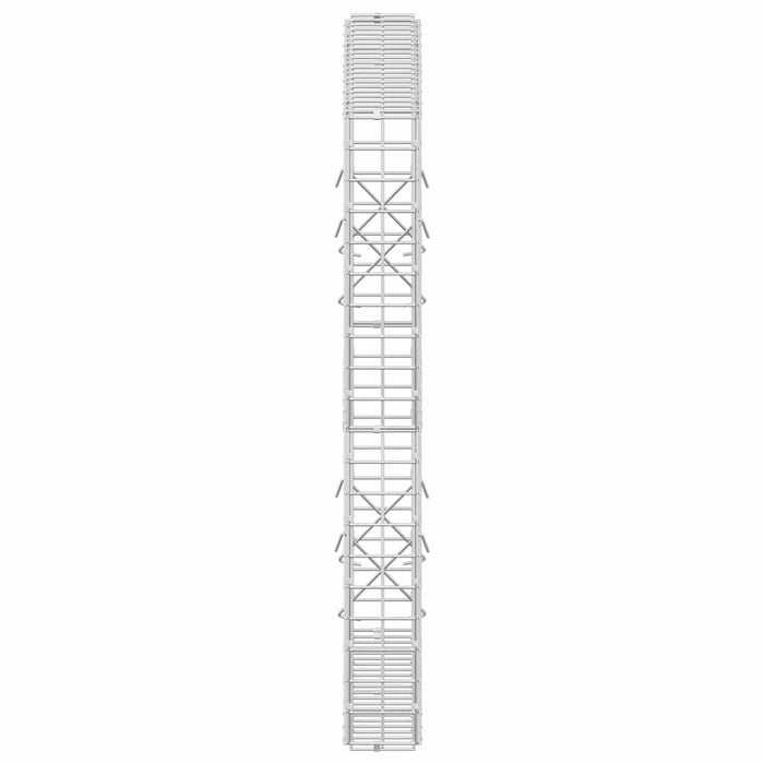 Gabion cu sârmă de 3,5 mm și plasă de 5x5 cm 100x10x100 cm WALTI