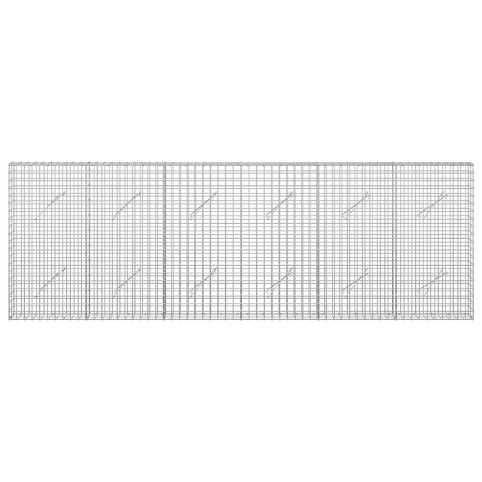 Gabion cu sârmă de 3,5 mm și plasă de 5x5 cm 300x10x100 cm - WALTI WALTI