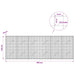 Gabion cu sârmă de 3,5 mm și plasă de 5x5 cm 300x10x100 cm - WALTI WALTI