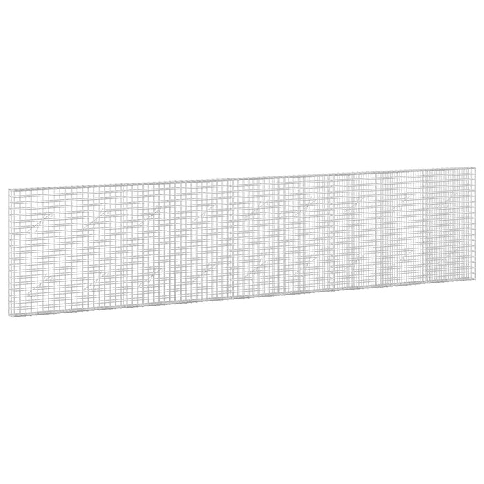 Gabion cu sârmă de 3,5 mm și plasă de 5x5 cm 450x10x100 cm - WALTI WALTI