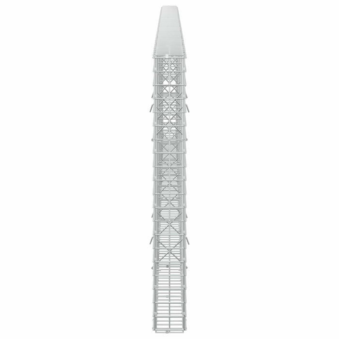 Gabion cu sârmă de 3,5 mm și plasă de 5x5 cm 500x10x100 cm - WALTI WALTI