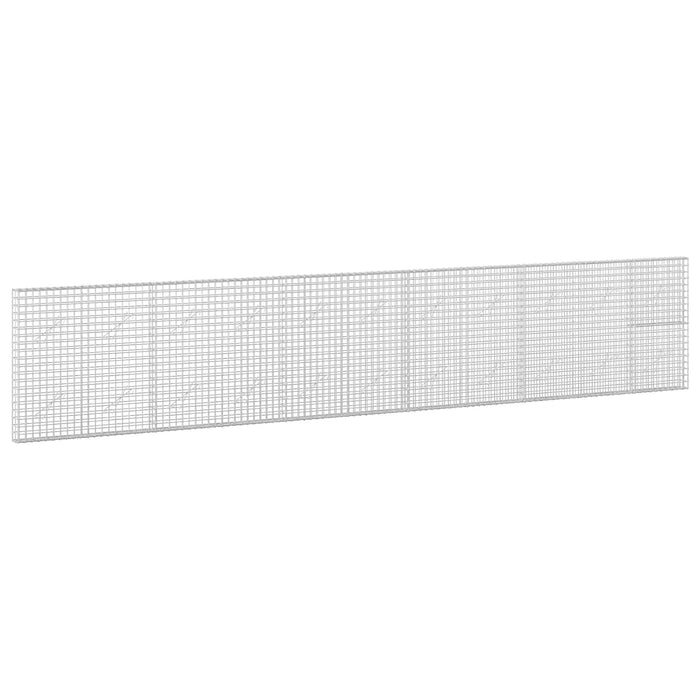 Gabion cu sârmă de 3,5 mm și plasă de 5x5 cm 550x10x100 cm WALTI