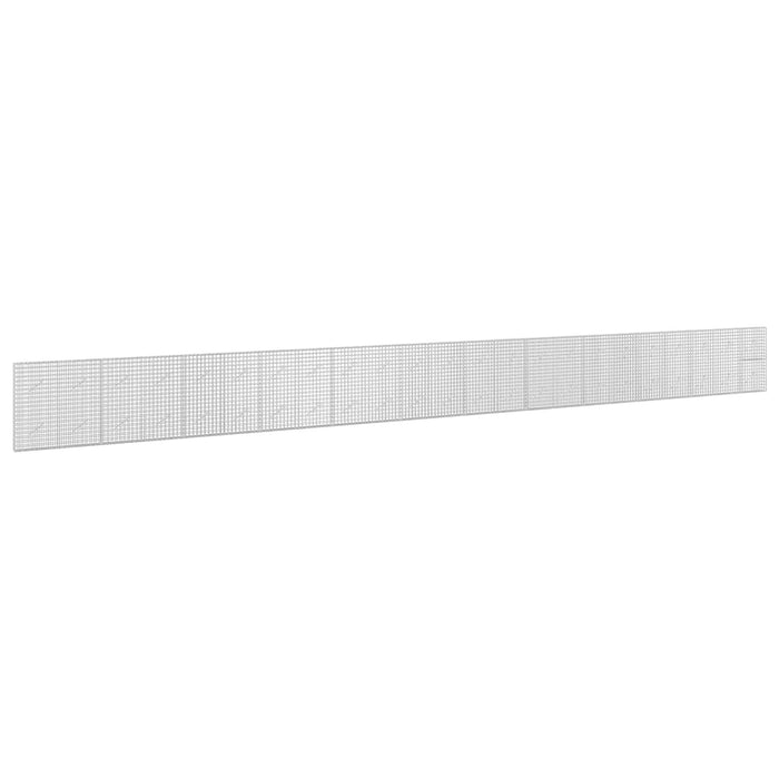 Gabion cu sârmă de 3,5 mm și plasă de 5x5 cm 1150x10x100 cm WALTI