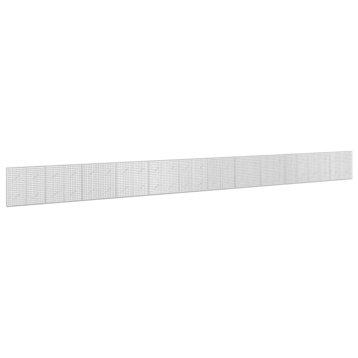 Gabion cu sârmă de 3,5 mm și plasă de 5x5 cm 1200x10x100 cm - WALTI WALTI