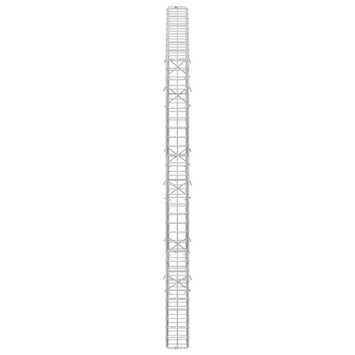 Gabion cu sârmă de 3,5 mm și plasă de 5x5 cm 100x10x150 cm WALTI