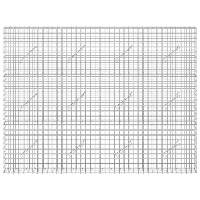 Gabion cu sârmă de 3,5 mm și plasă de 5x5 cm 200x10x150 cm - WALTI WALTI