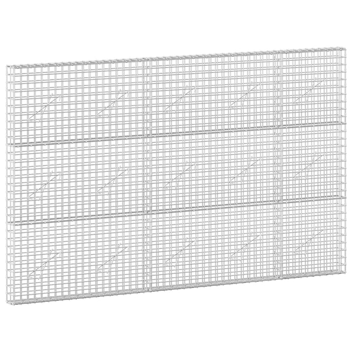 Gabion cu sârmă de 3,5 mm și plasă de 5x5 cm 250x10x150 cm - WALTI WALTI