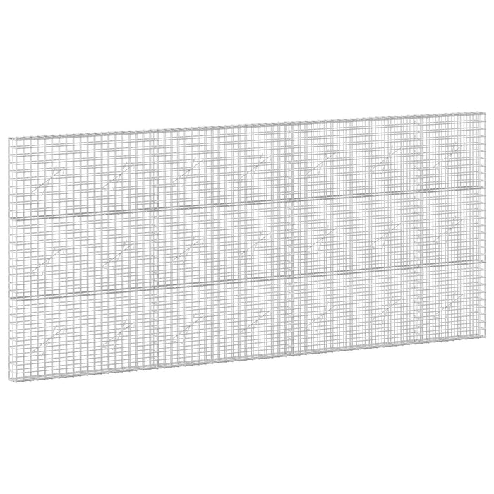 Gabion cu sârmă de 3,5 mm și plasă de 5x5 cm 350x10x150 cm WALTI