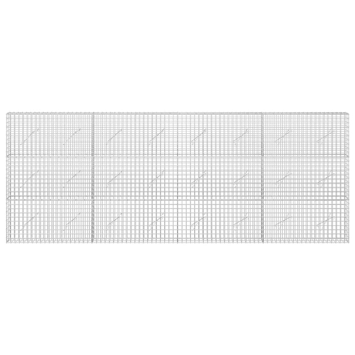 Gabion cu sârmă de 3,5 mm și plasă de 5x5 cm 400x10x150 cm - WALTI WALTI