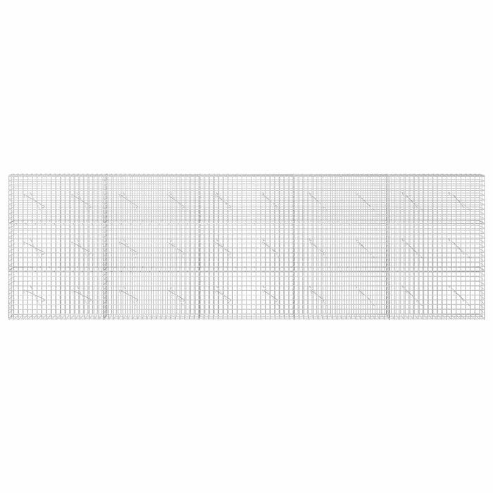 Gabion cu sârmă de 3,5 mm și plasă de 5x5 cm 500x10x150 cm WALTI