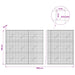 Gabion cu sârmă de 3,5 mm și plasă de 5x5 cm 1000x10x150 cm - WALTI WALTI