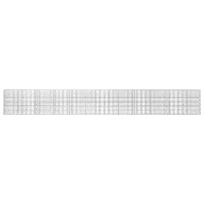 Gabion cu sârmă de 3,5 mm și plasă de 5x5 cm 1200x10x150 cm WALTI